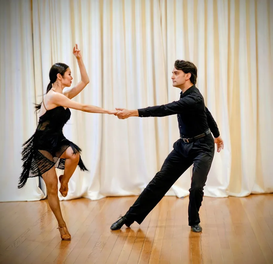 Ballroom dance couple